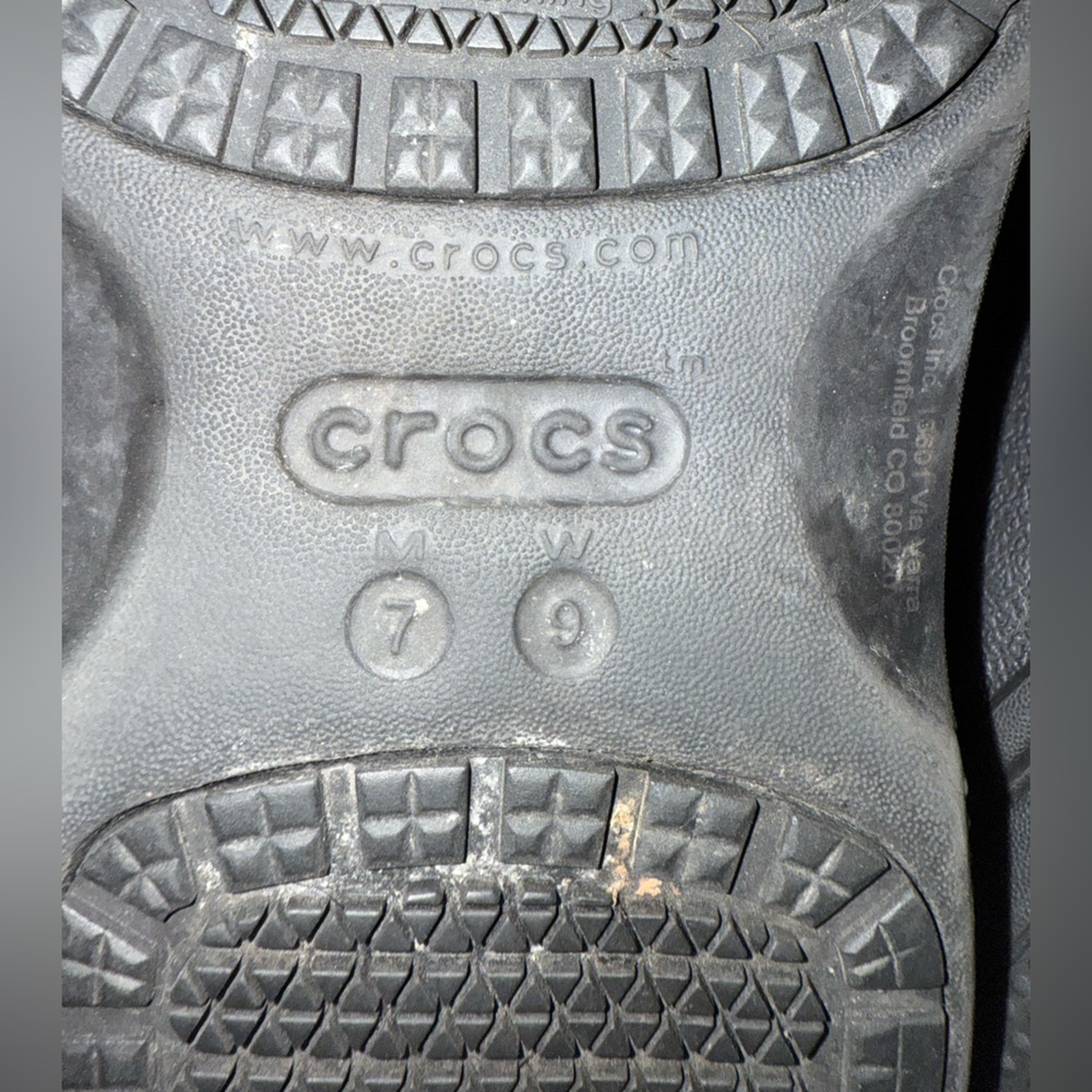 Crocs Black On The Clock LiteRide™ Work Slip-On Sz(7M -9W) - Picture 7 of 7